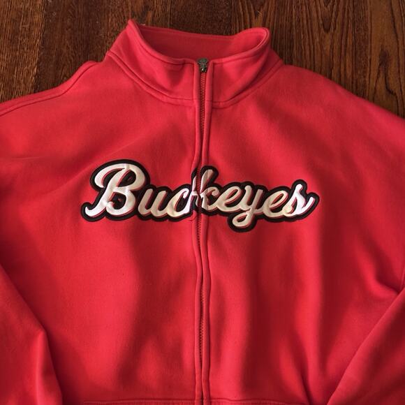 Champion Ohio State Buckeyes Jacket Mens XXL Full Zip Embroidered Brutus Vintage - Picture 2 of 13